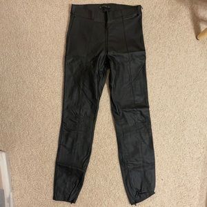 Zara Faux Leather Leggings